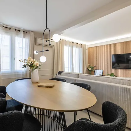 Haussmann - South-facing Balcony 2br 4p Daire Cannes